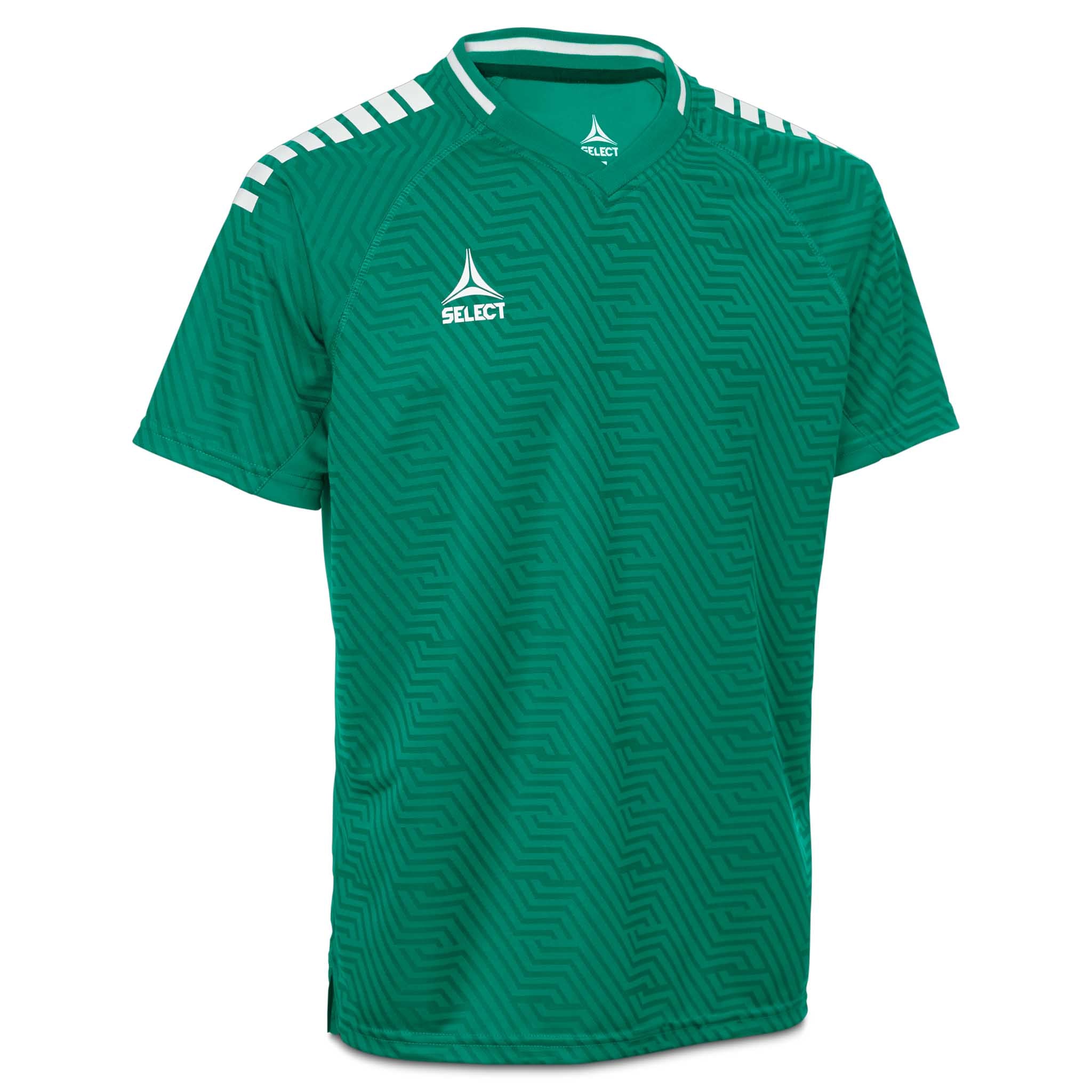Monaco Player shirt S/S - Kids #colour_green/white