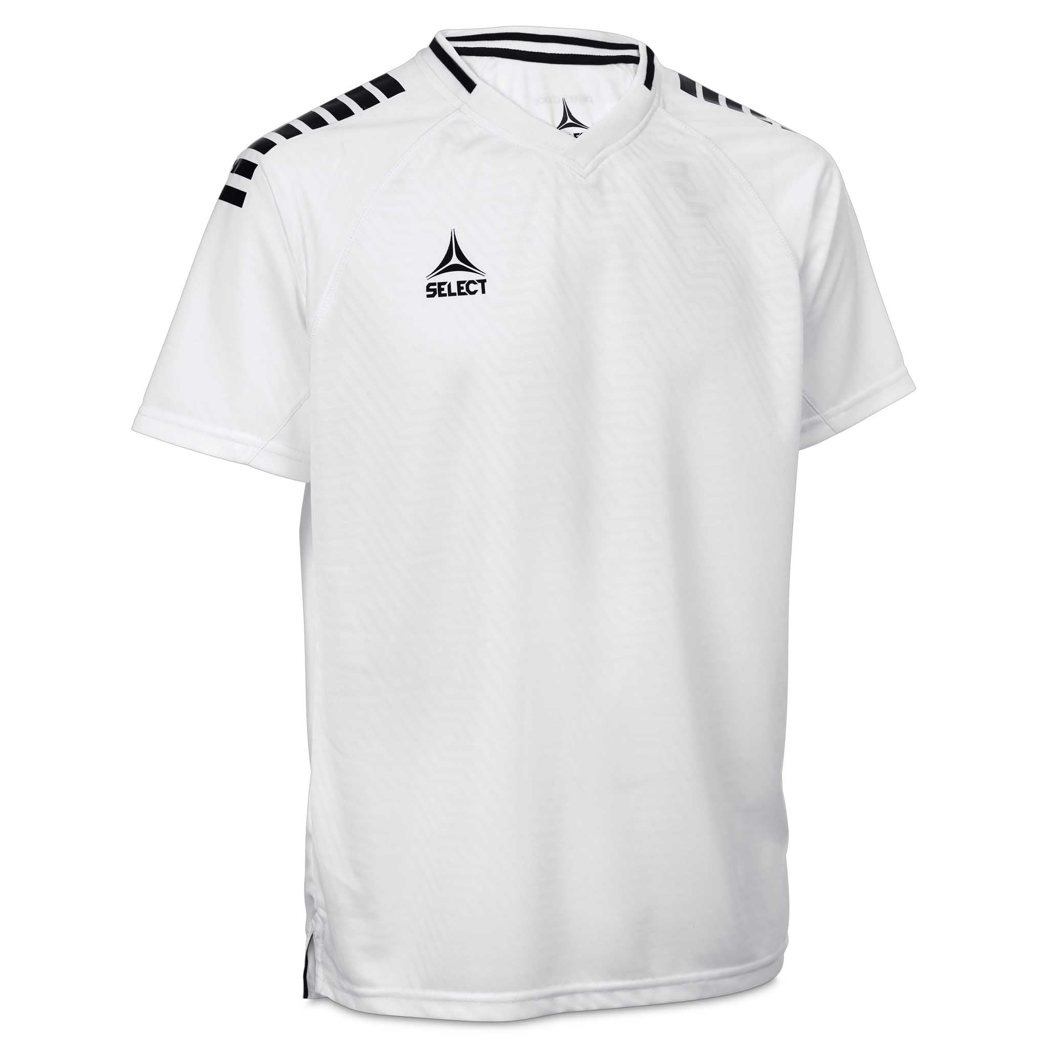 Monaco Player shirt S/S - Kids #colour_white/black