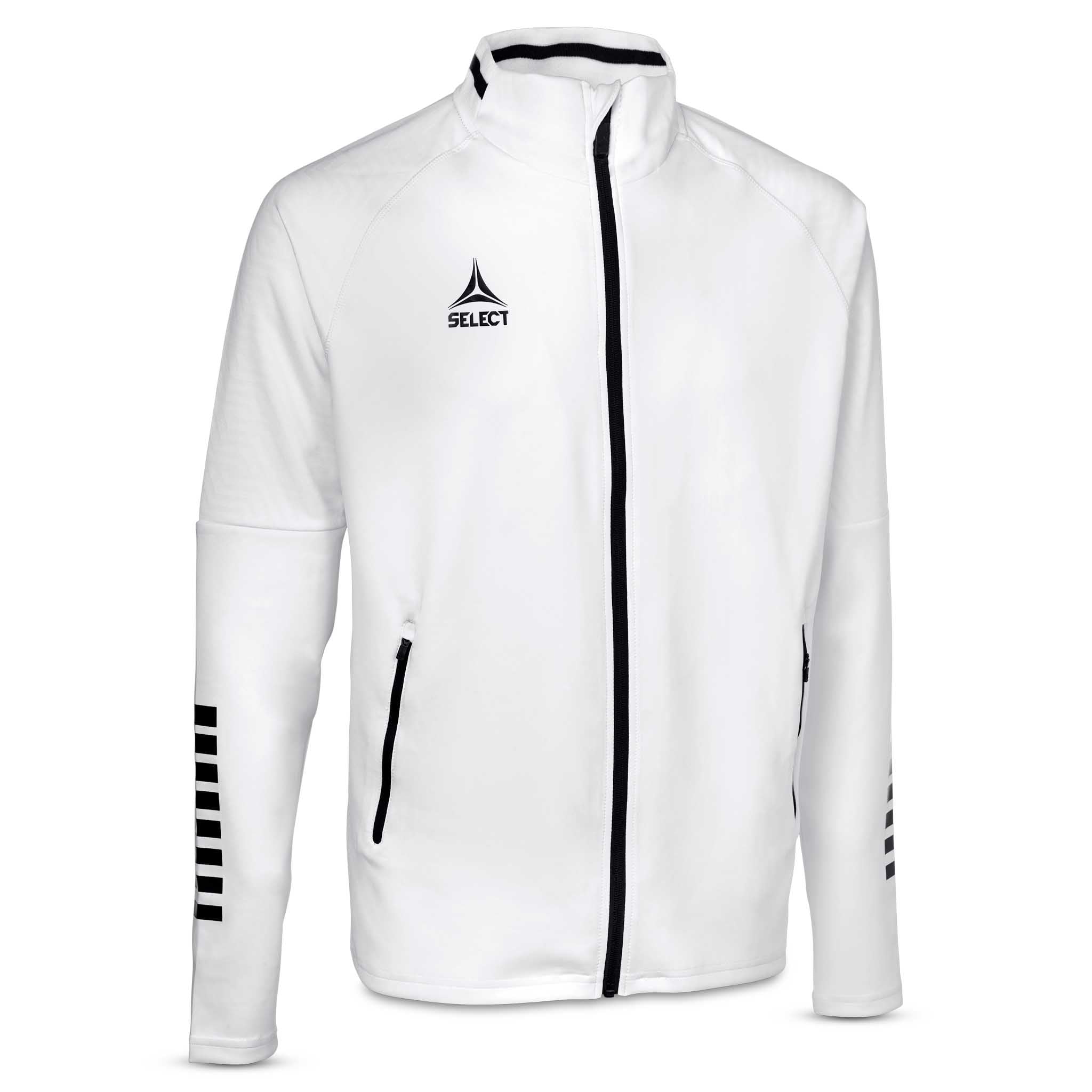 Monaco Zip jacket #colour_white/black