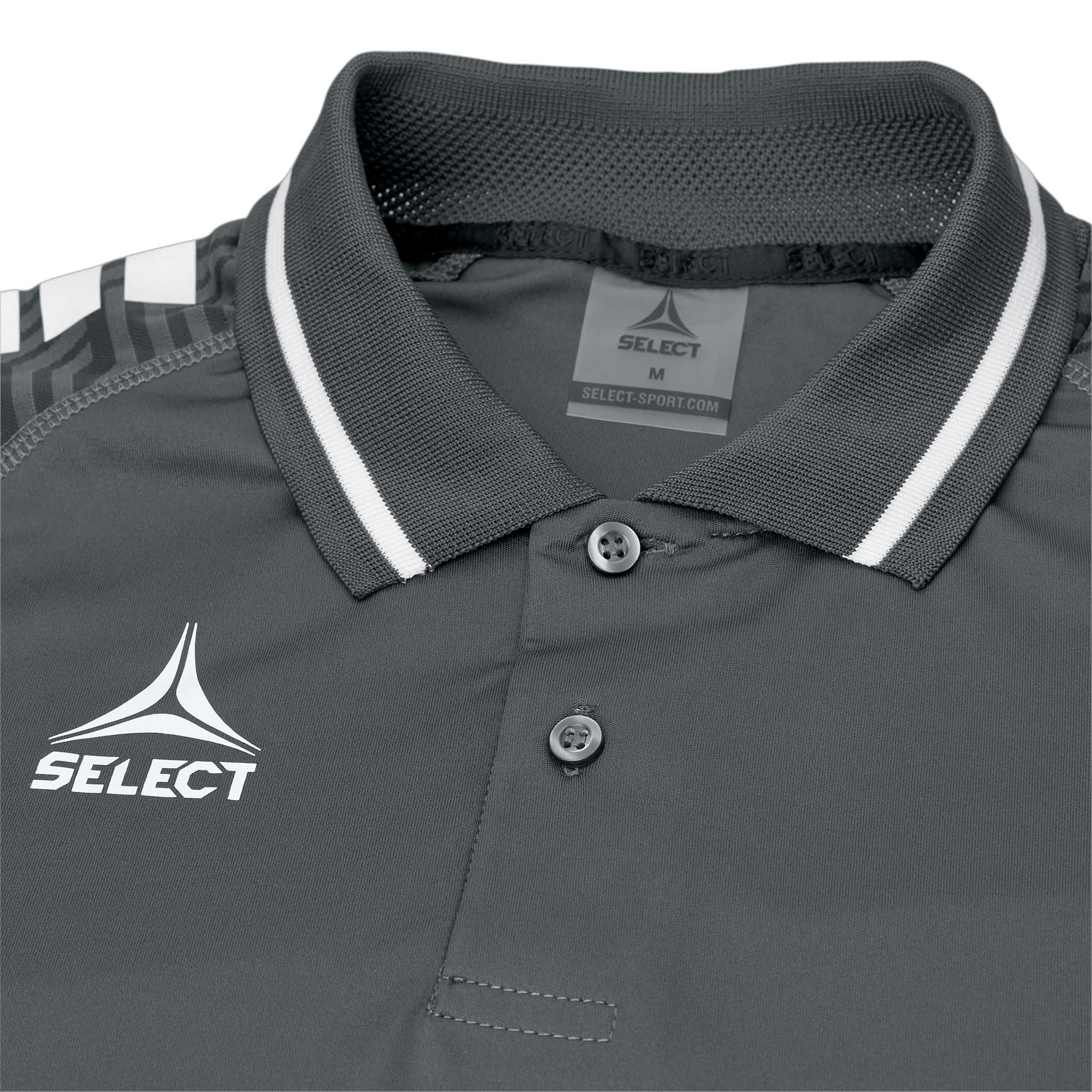 Monaco Technical Polo #colour_grey/white