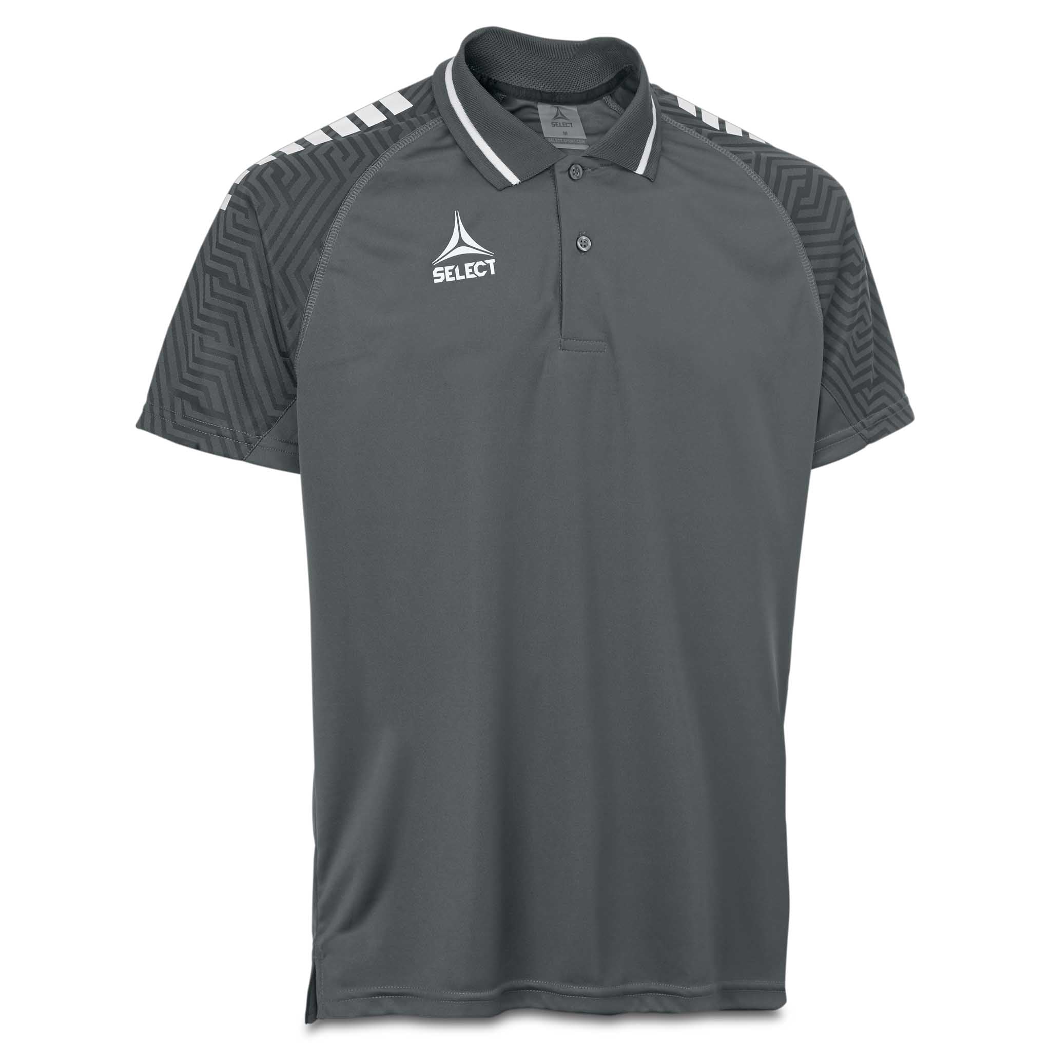 Monaco Technical Polo #colour_grey/white