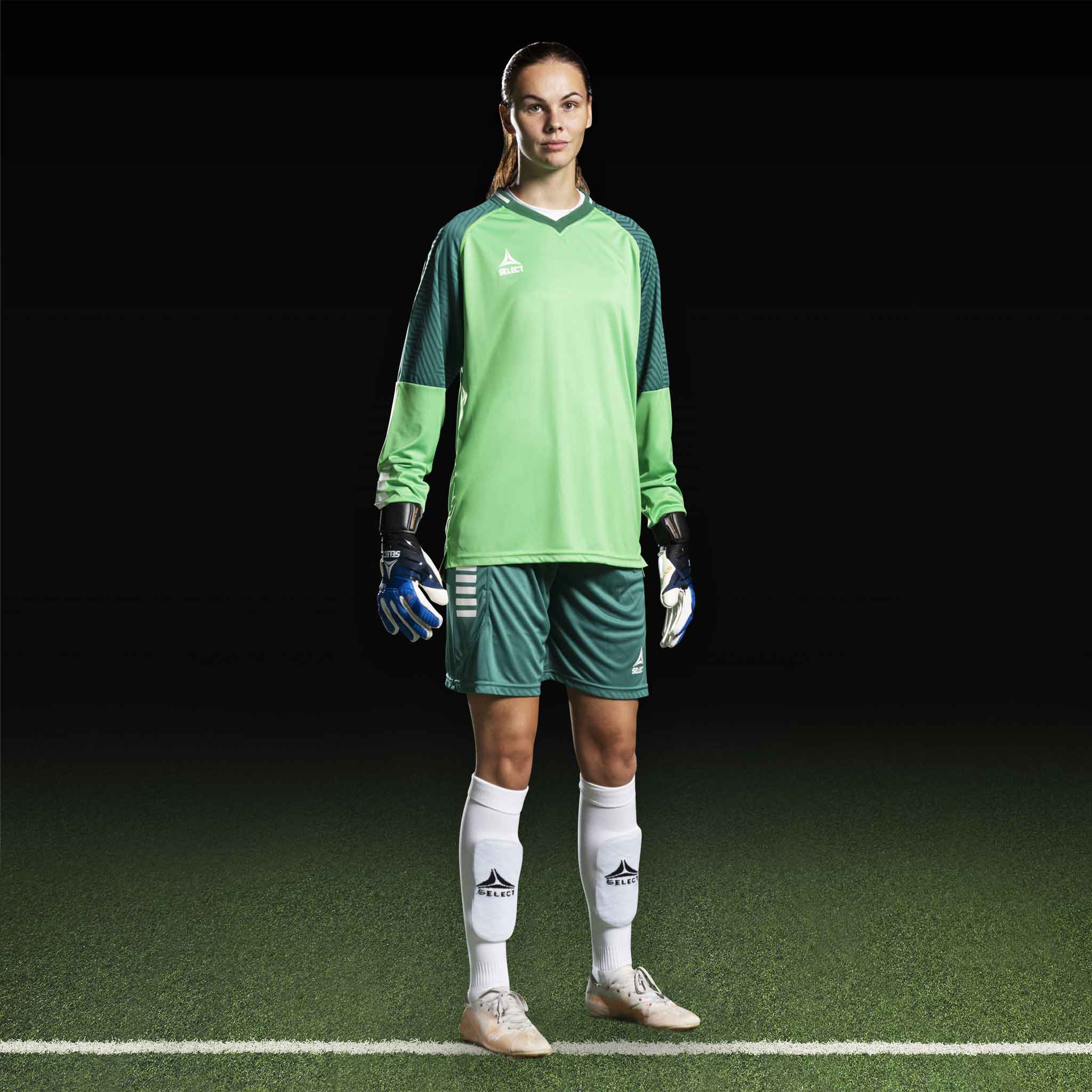 Monaco Player shorts #colour_green/green #colour_green/white