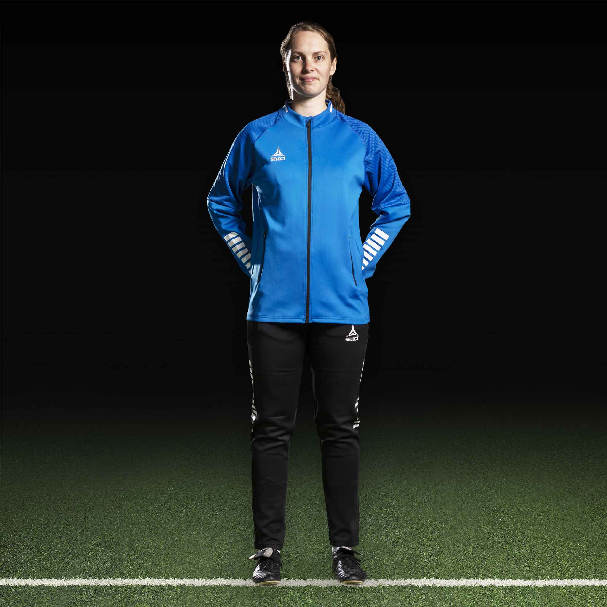 Monaco Zip jacket #colour_blue/white #colour_blue/white