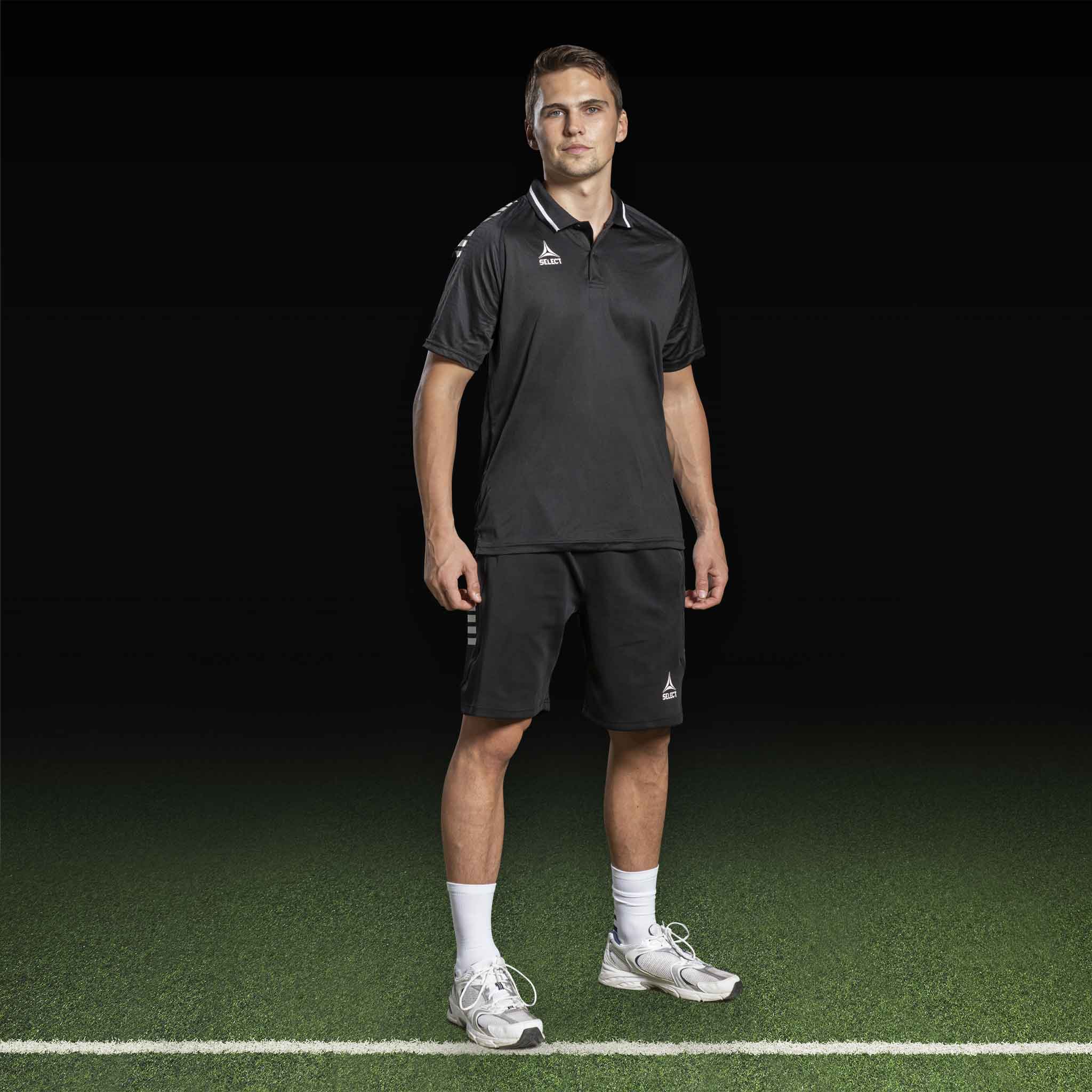 Monaco Technical Polo #colour_black/white #colour_black/white