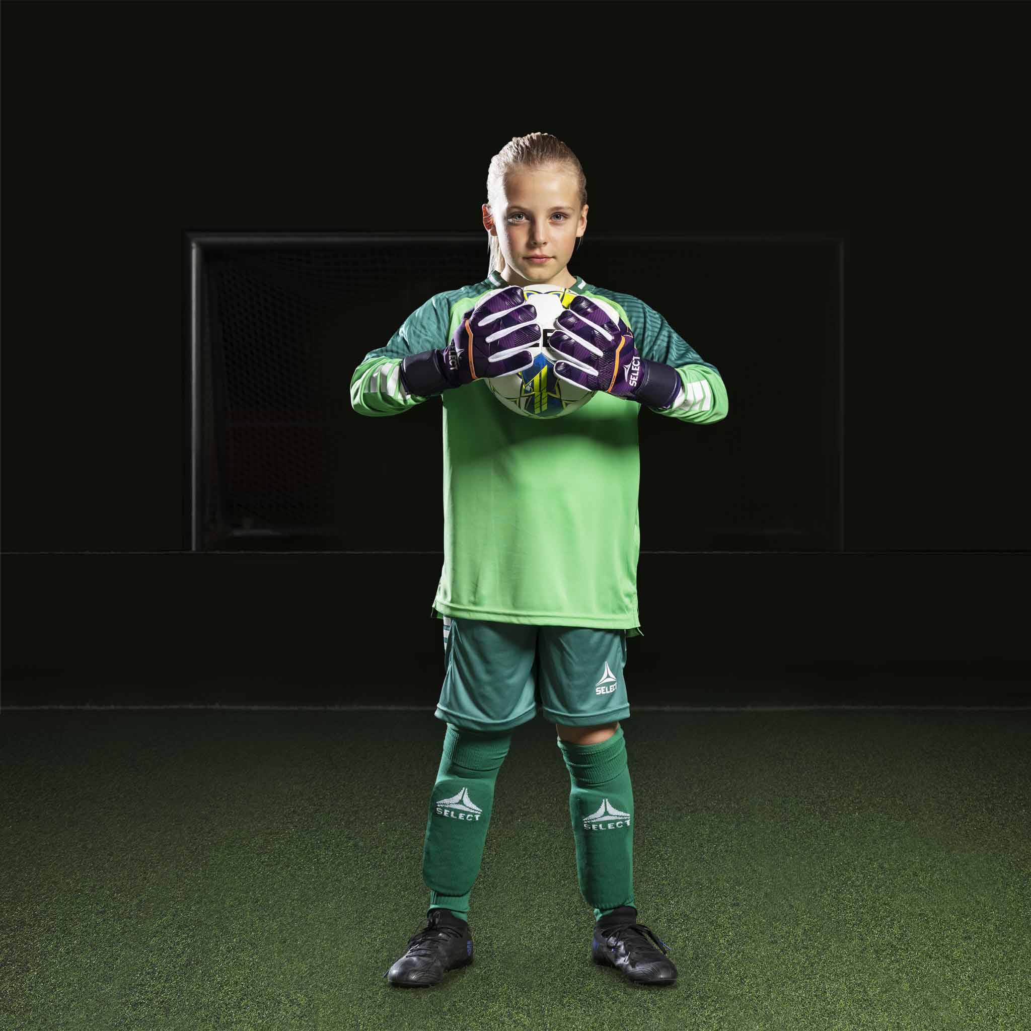Monaco Goalkeeper shirt - Kids #colour_green/green