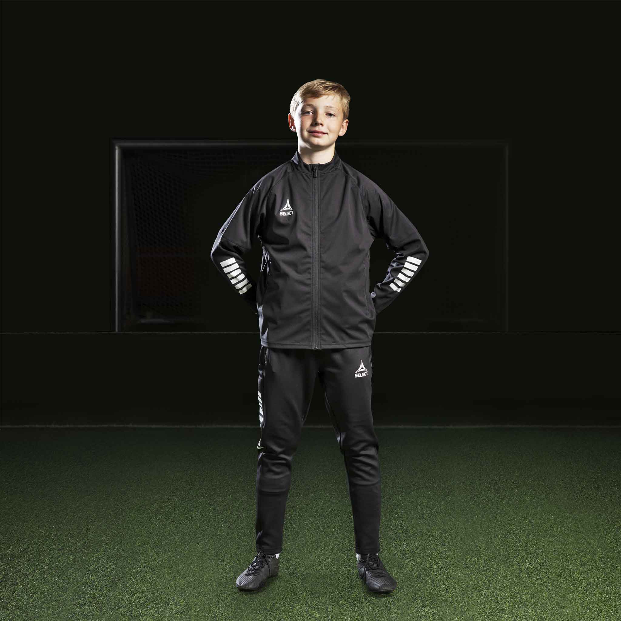 Monaco Training jacket - Kids #colour_black/white