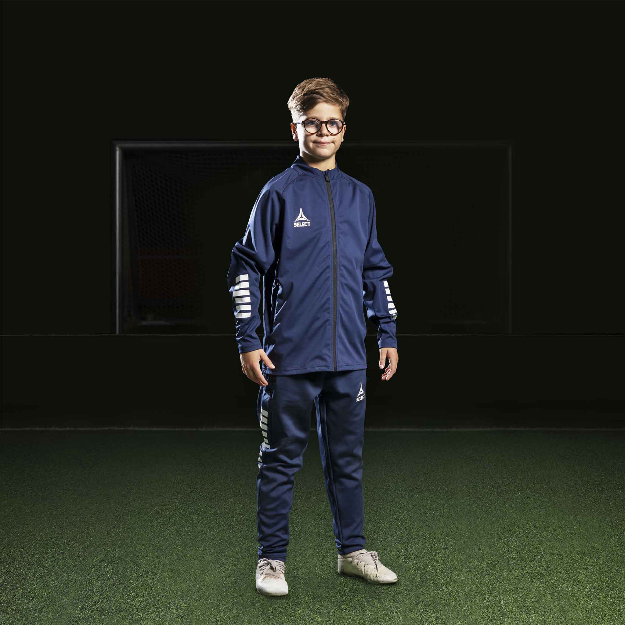 Monaco Training jacket - Kids #colour_navy/white