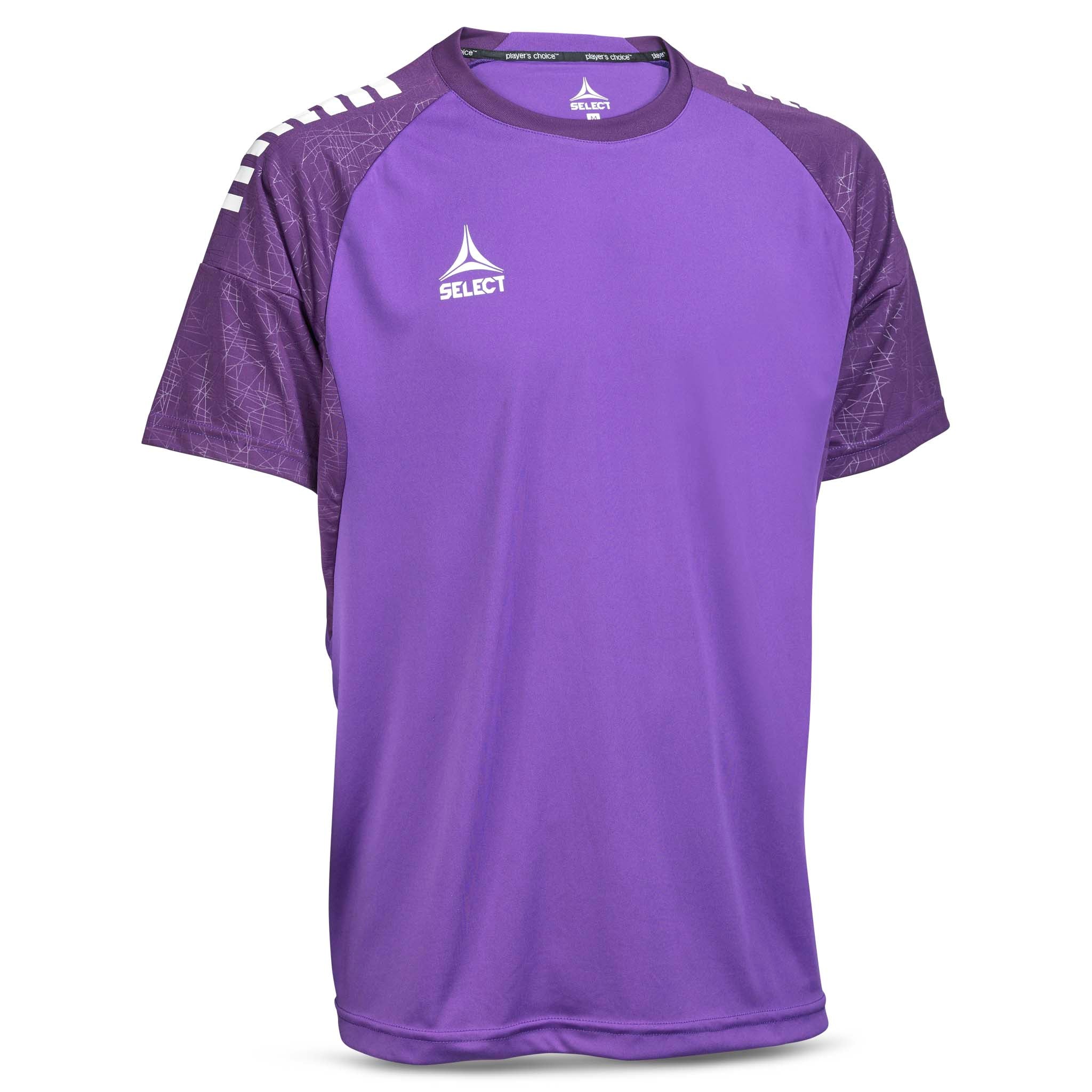 Spain Short Sleeve player shirt #colour_purple/white