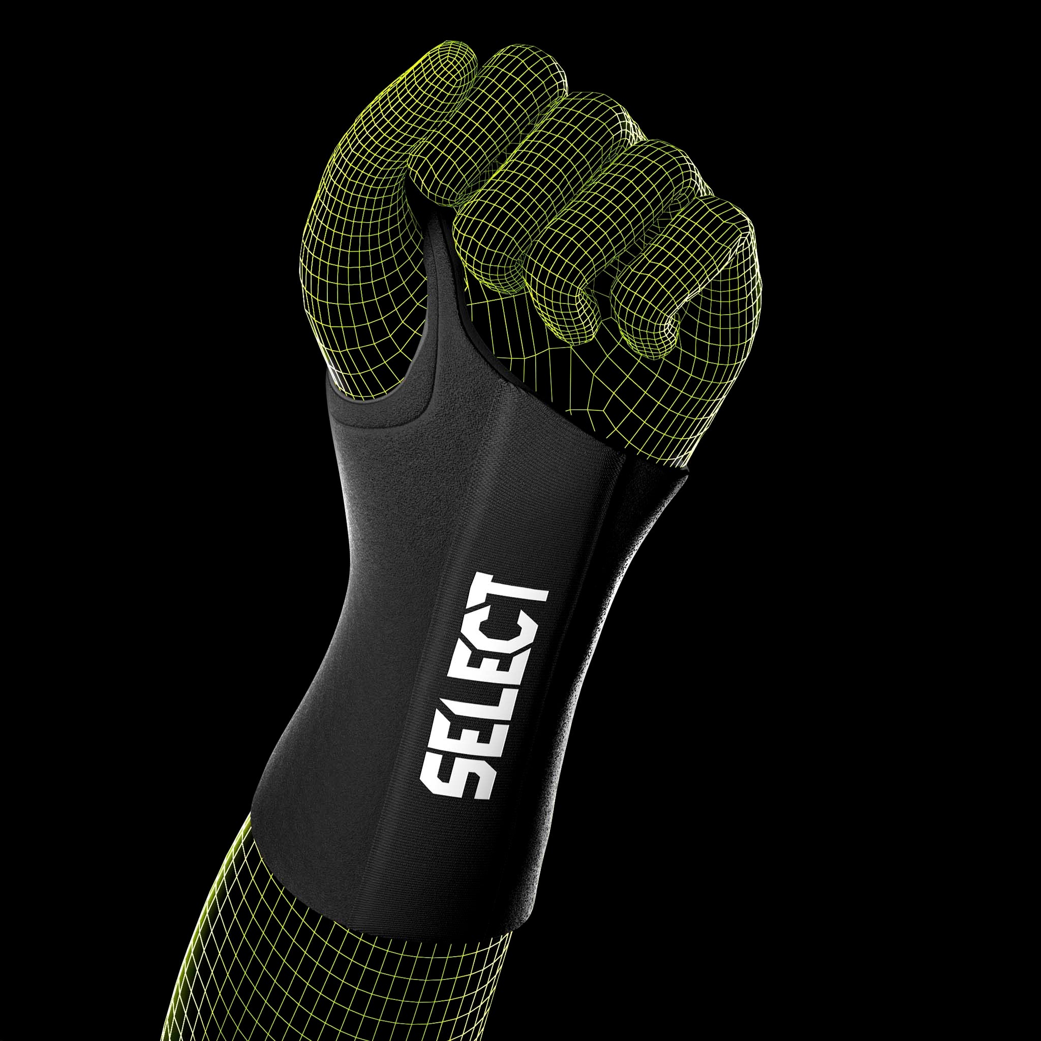 Wrist Support 3 L (left) #colour_black/green #colour_black/green