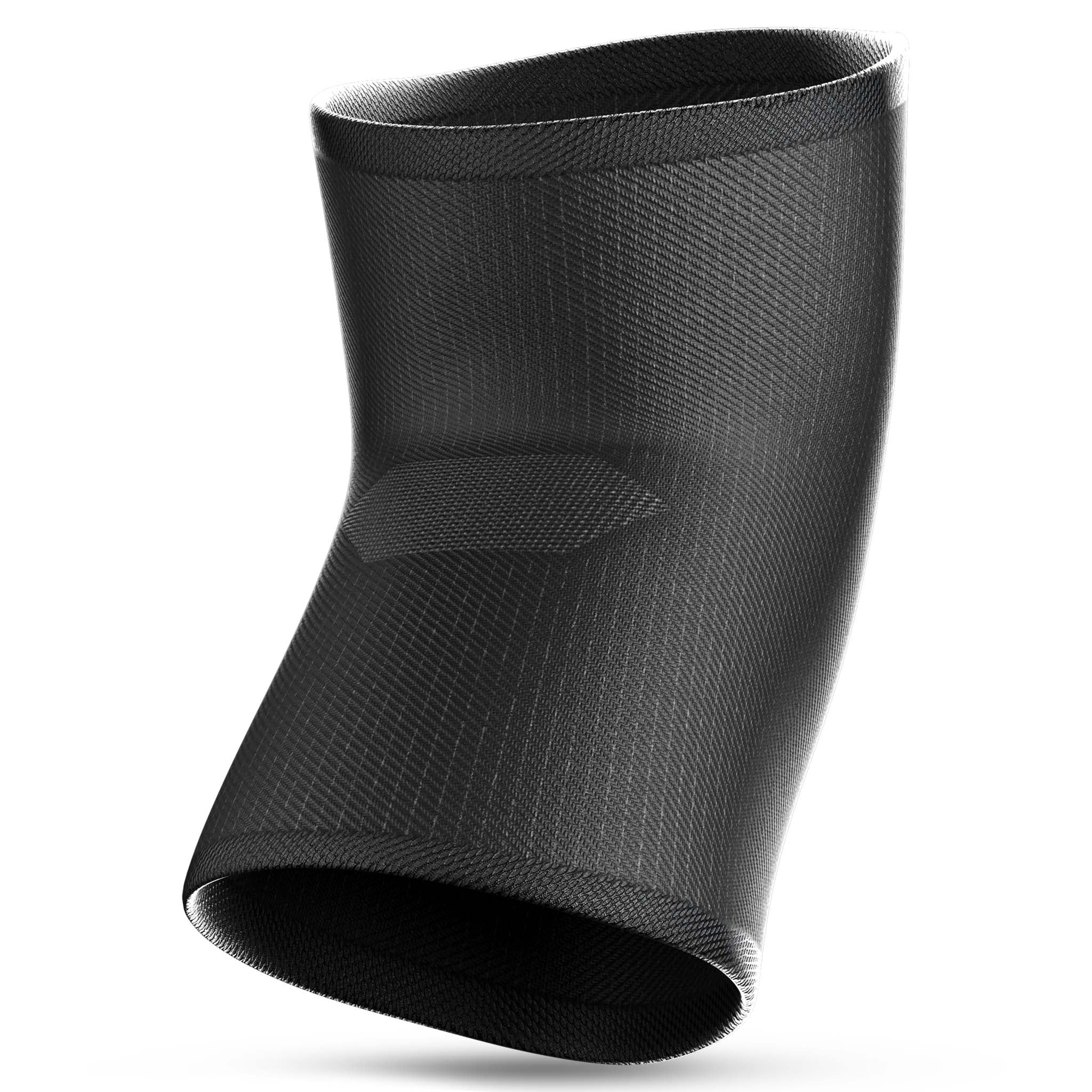 Black Knee support w/hole, sports support, back page view