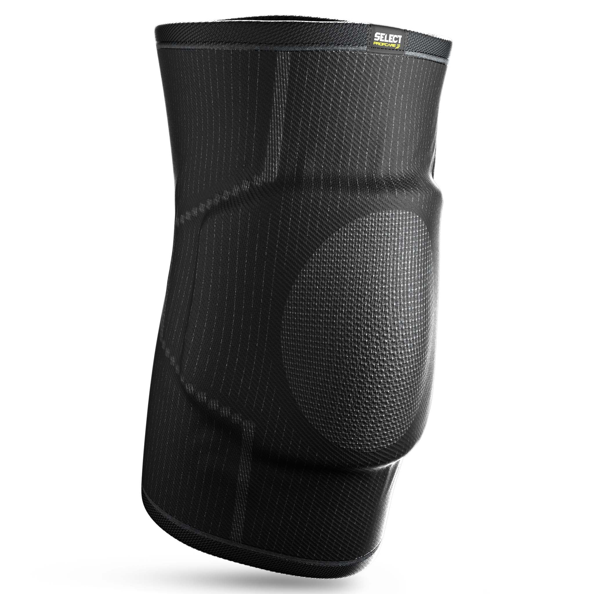 Black Elbow support w/pads 2-pack, sports support with padded panel, front view