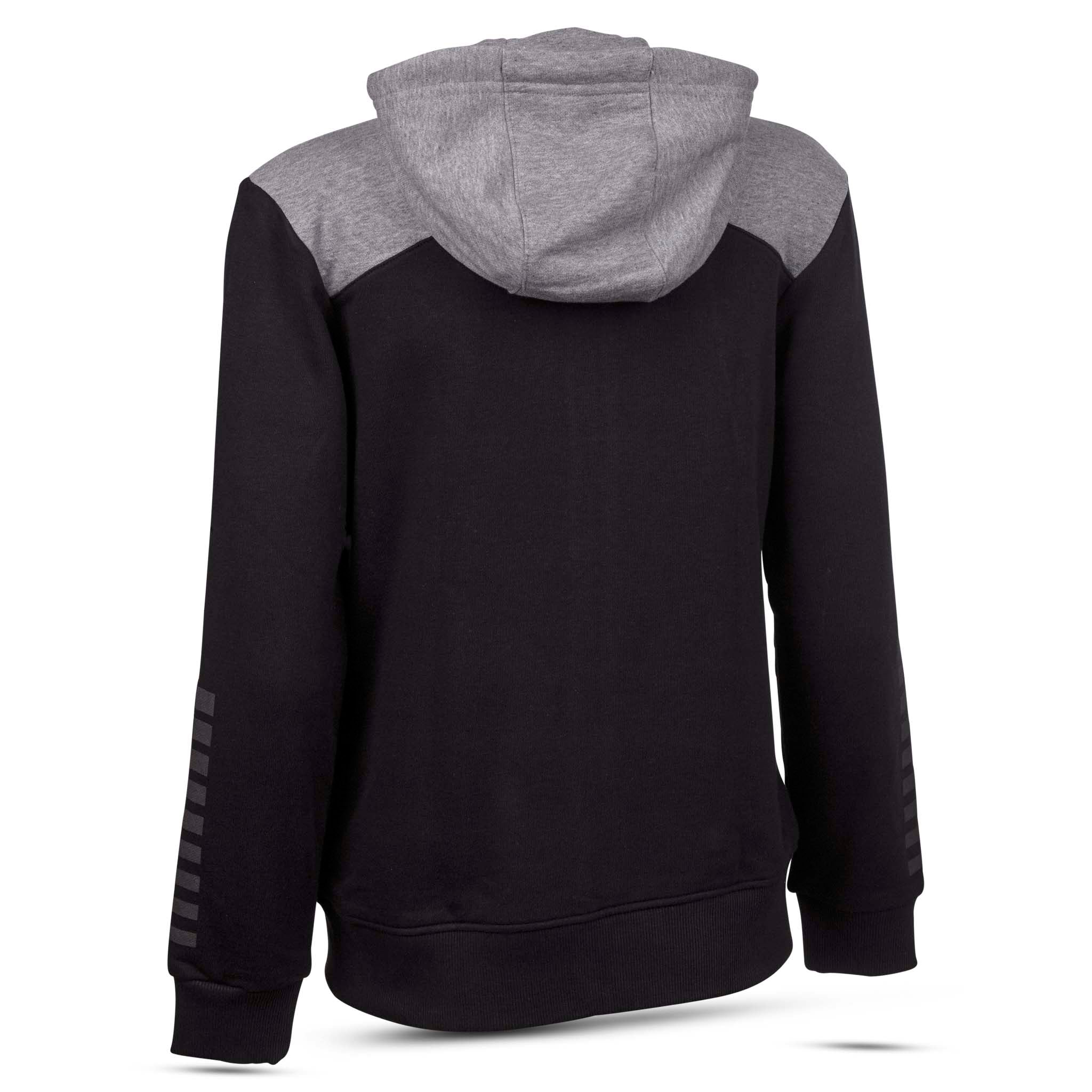 Oxford Zip hoodie - Women #colour_black/grey