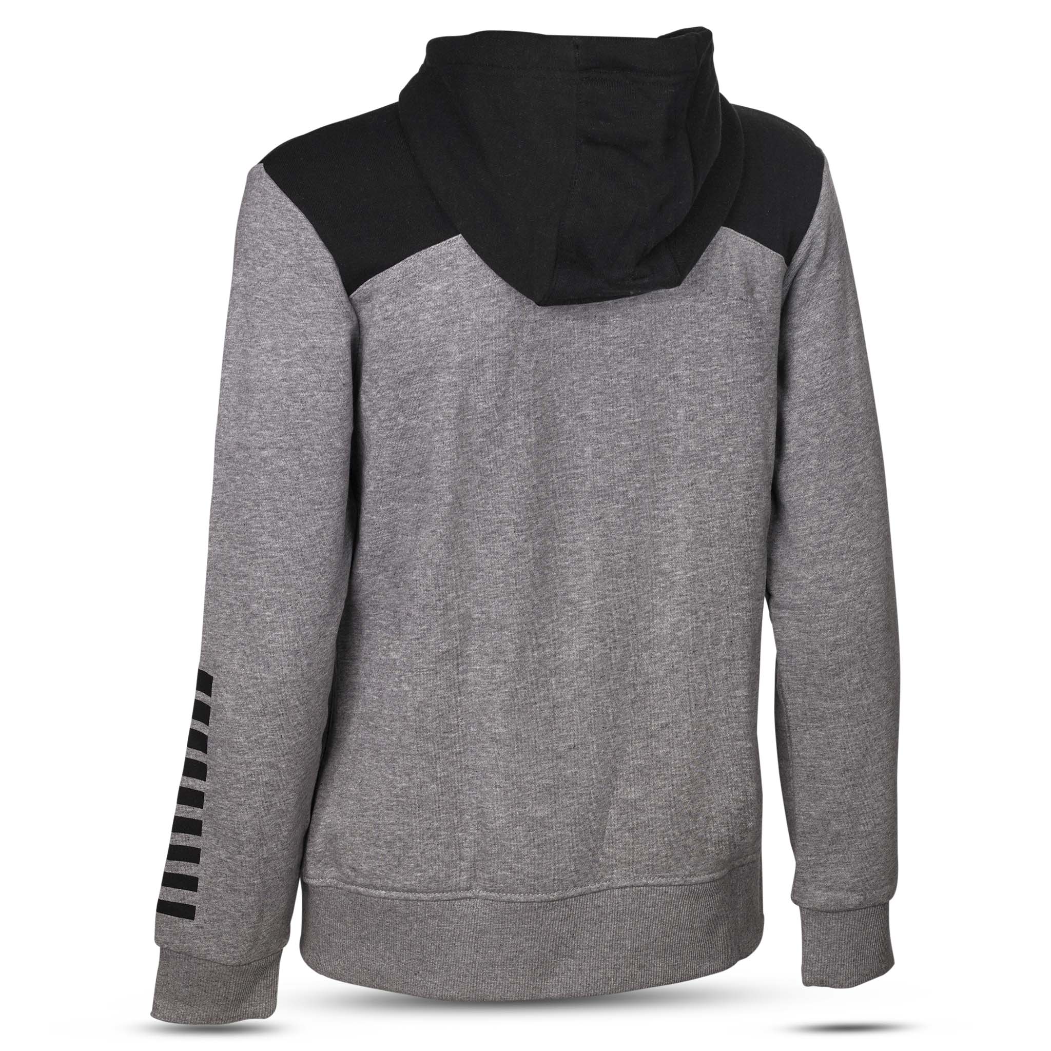 Oxford Zip hoodie - Women #colour_grey/black
