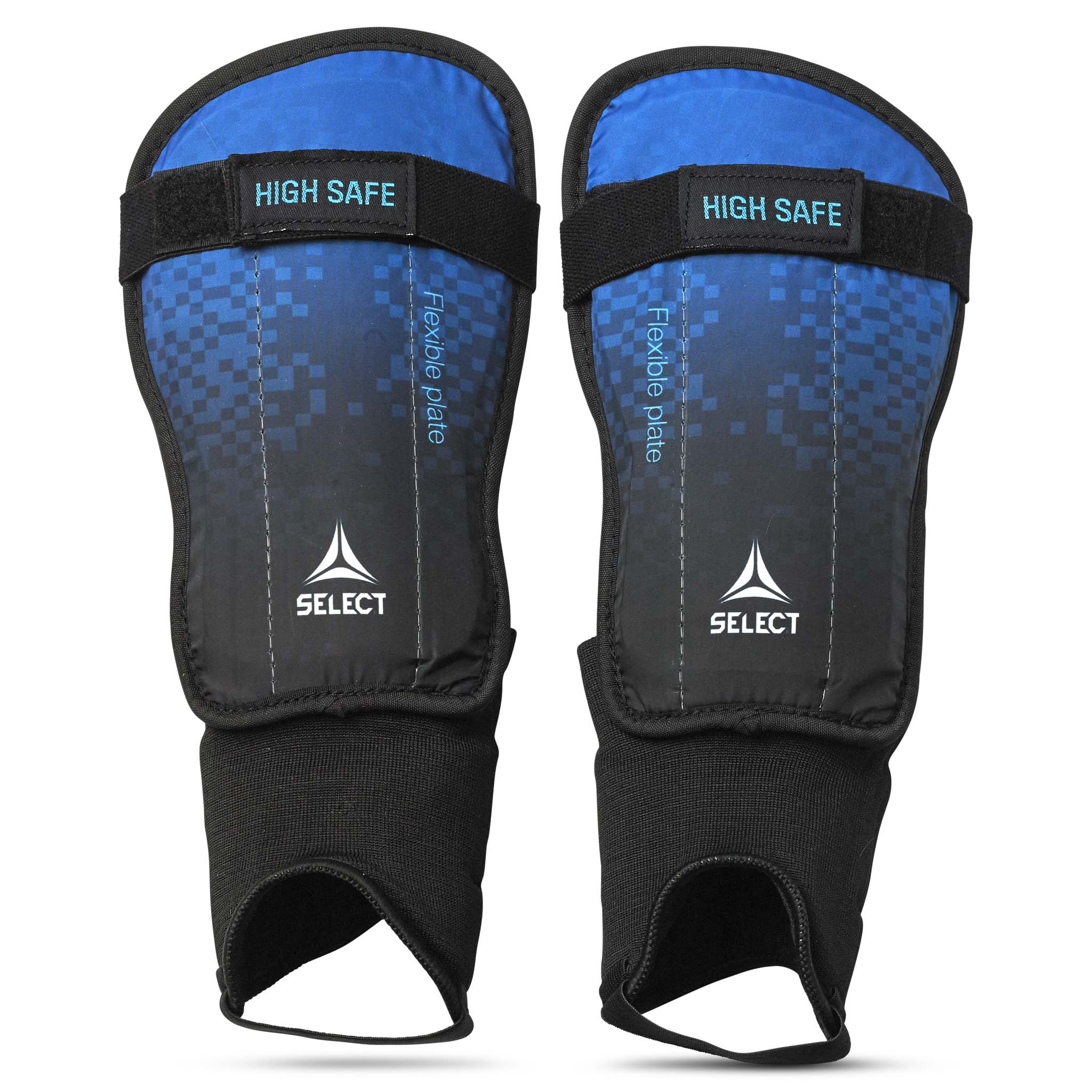 Shin guards - High Safe #colour_blue/black