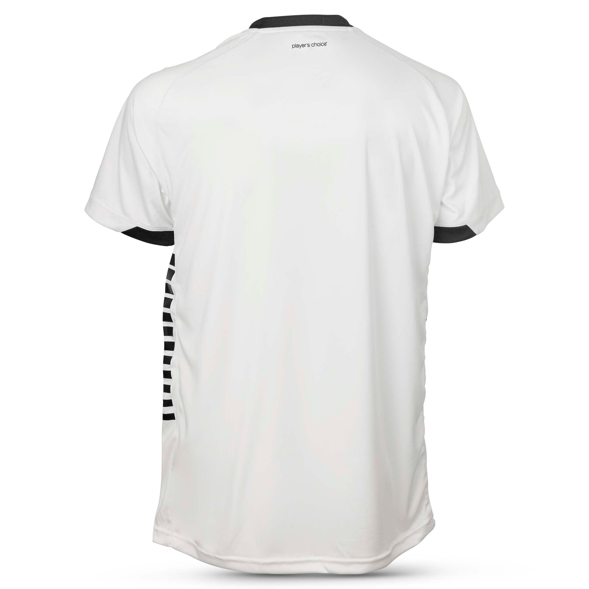 Spain Short Sleeve player shirt #colour_white/black #colour_white/black