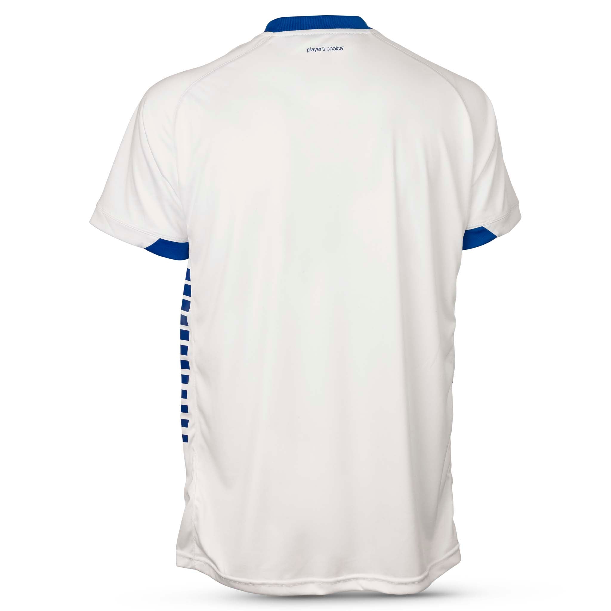 Spain Short Sleeve player shirt #colour_white/blue