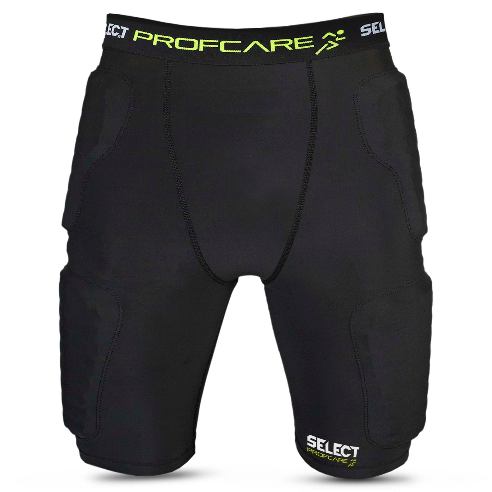 Compression shorts with pads #colour_black