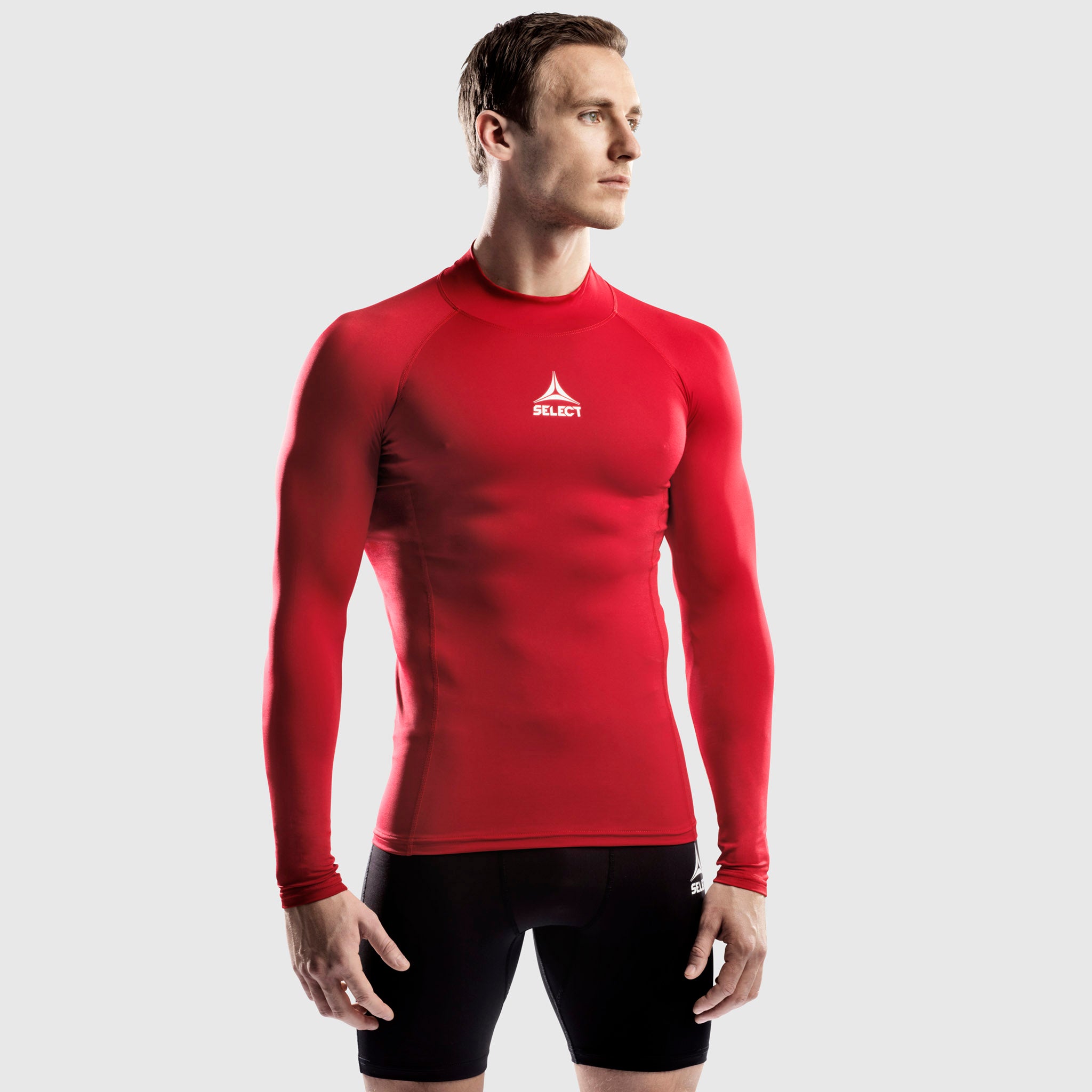 Baselayer long sleeve turtle neck #colour_red