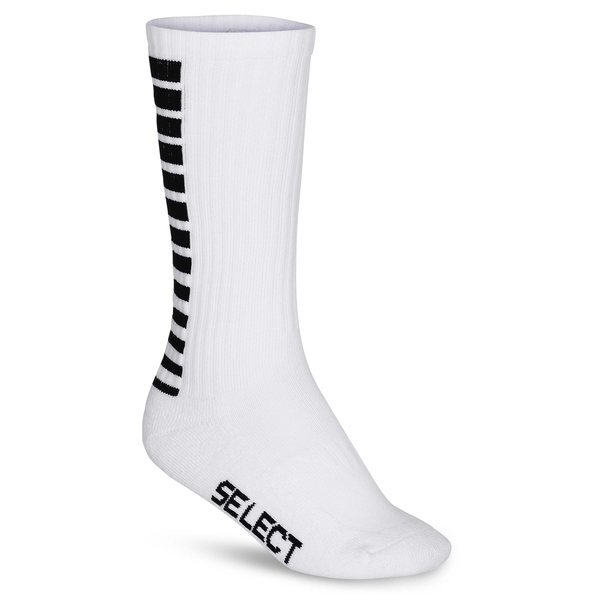 Striped sports socks - long #colour_white