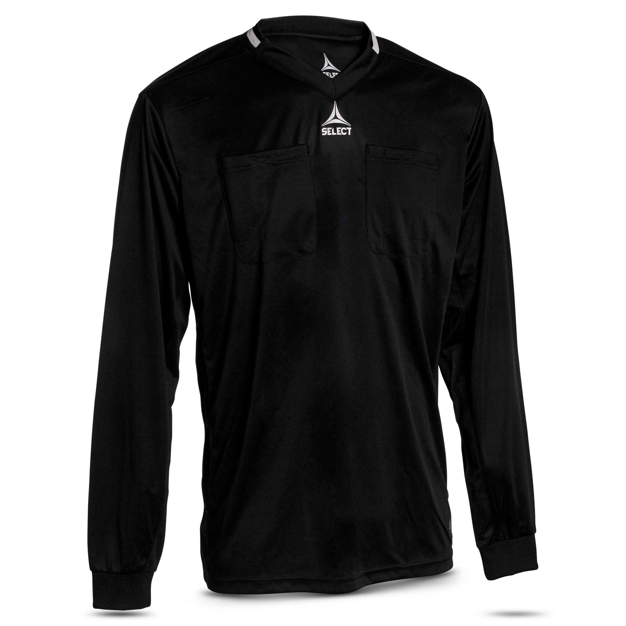Referee shirt long sleeve - Long #colour_black/black