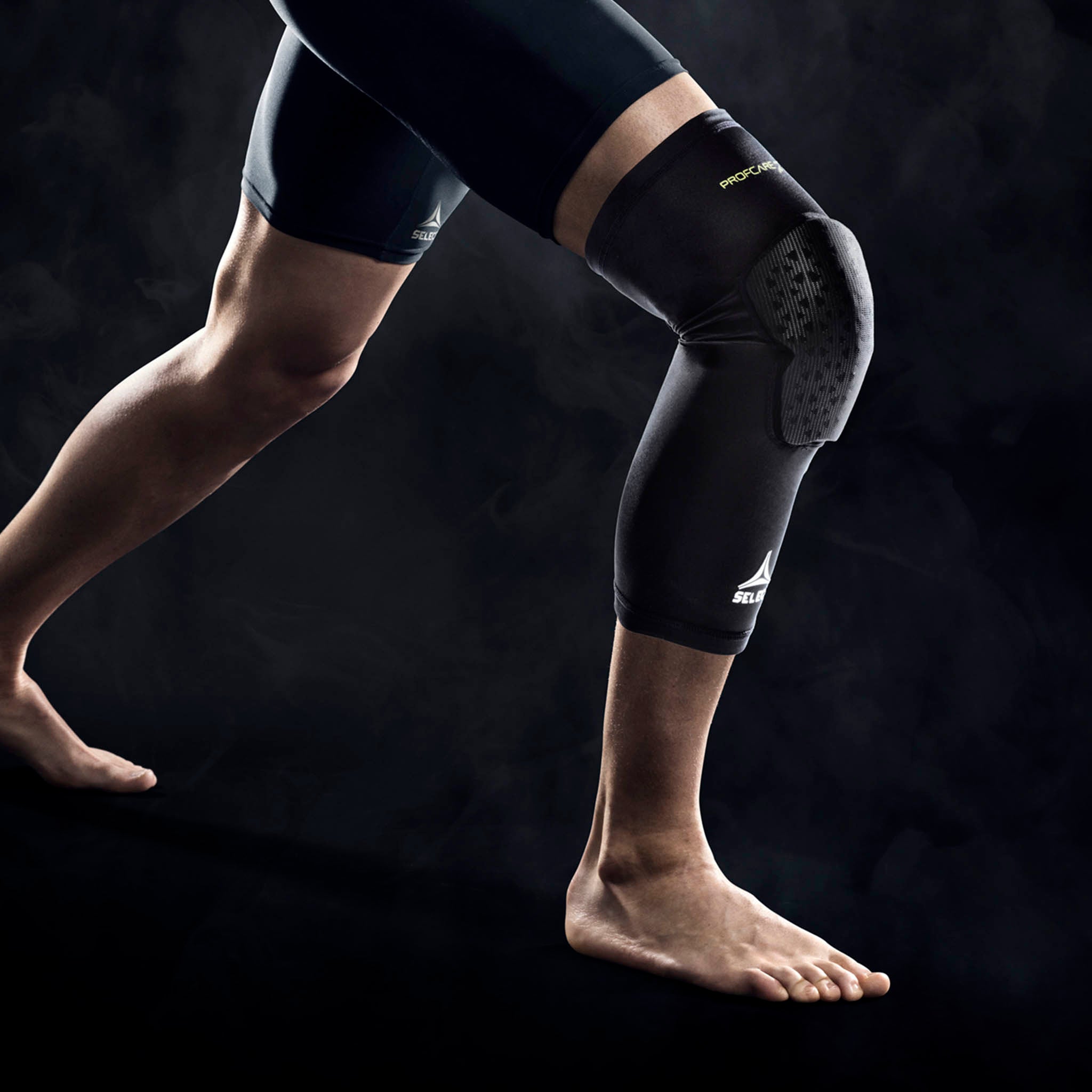 Knee support compression - Long #colour_black