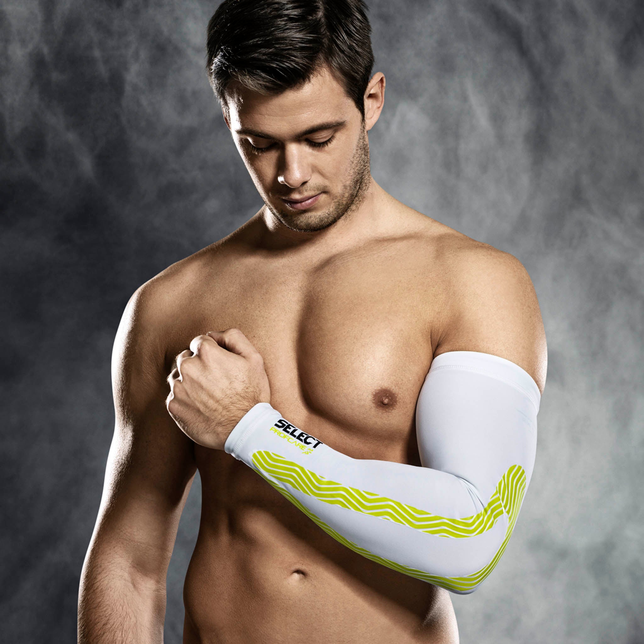 Compression arm sleeves #colour_white
