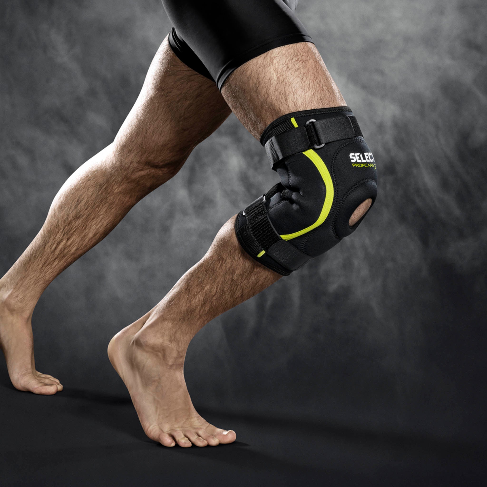 Knee support with splints #colour_black