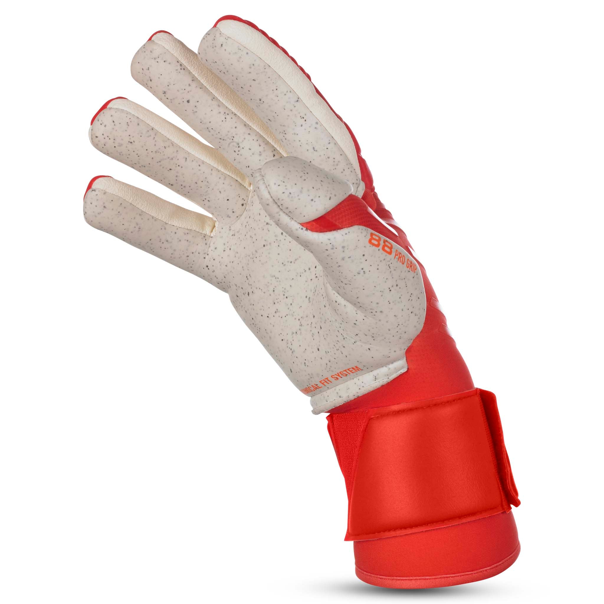 Goalkeeper gloves - 88 Pro Grip #colour_red/white