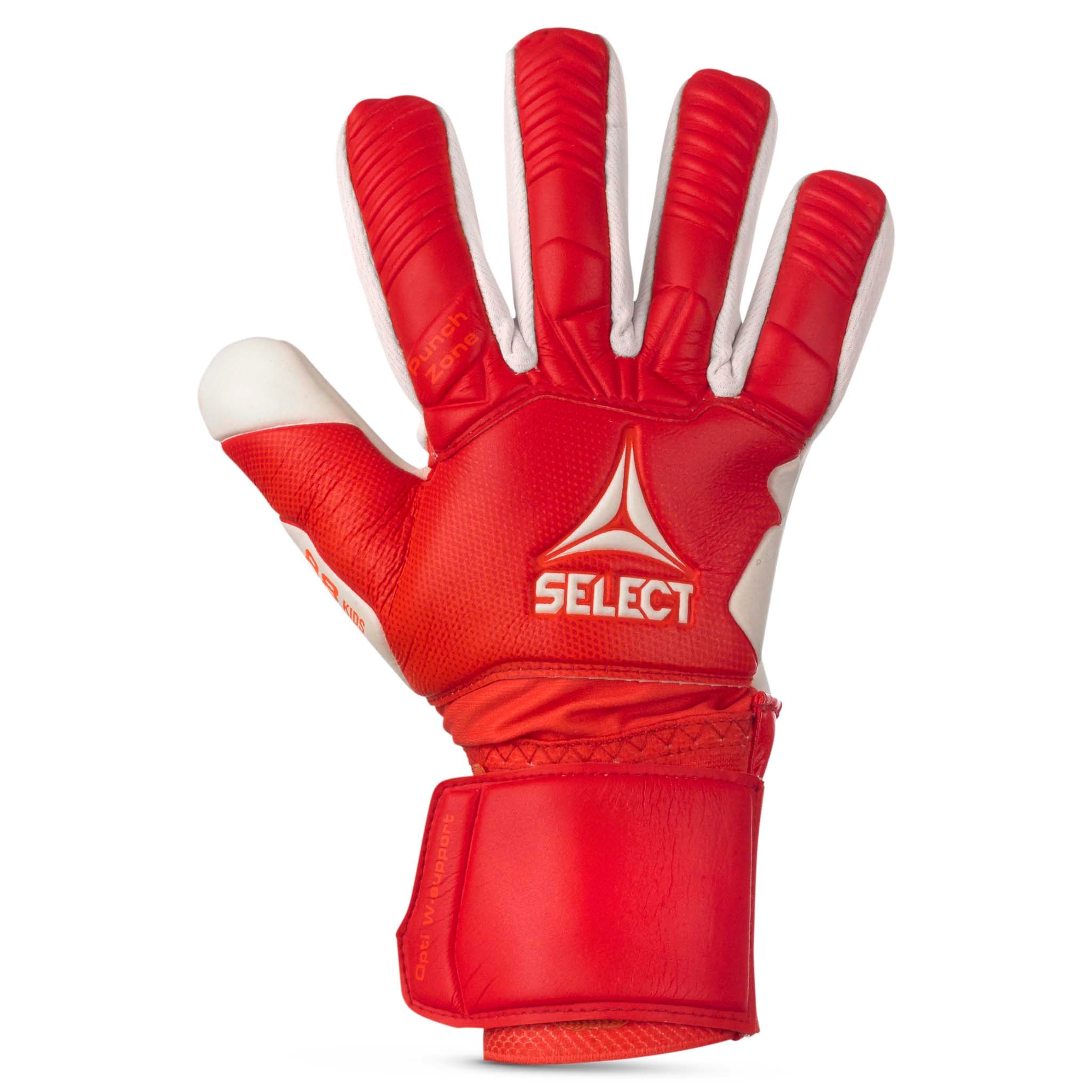 Goalkeeper gloves - 88, youth #colour_red/white